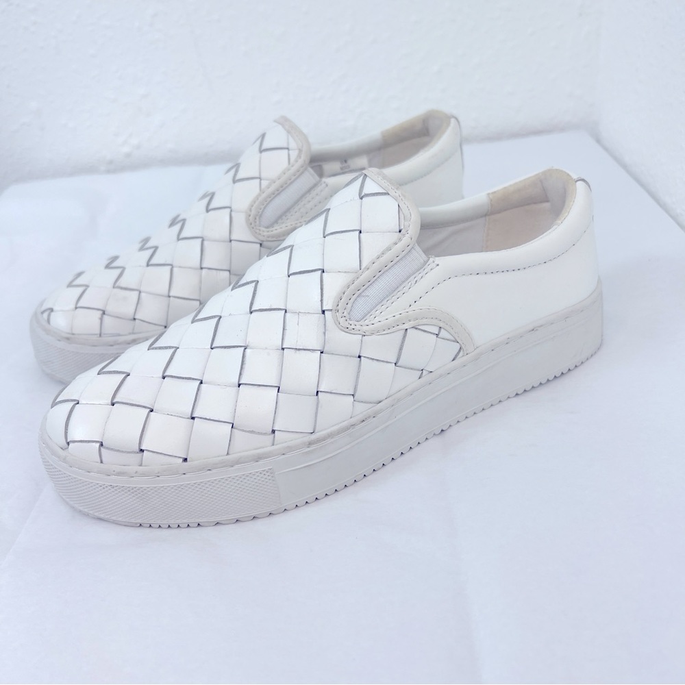 Marc Fisher LTD Calla Womens Leather Lifestyle Slip-On Sneakers 6.5